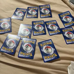 12 Base Set Shadowless Pokemon Card Lot 1999 WOTC Vintage LP - Image 2