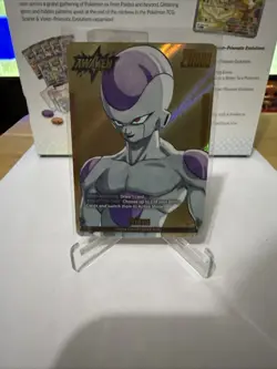 Dragon Ball Super FS04-01 GOLD Frieza Alt Leader Booster Card Near Mint - Image 1