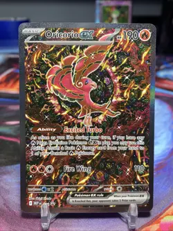 Pokemon Oricorio Ex MEP 024 Promo Card Mega Charizard X UPC Phantasmal Flames - Image 2