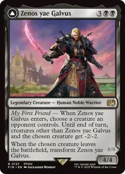 NM Foil Zenos yae Galvus, MTG, Final Fantasy, Magic the Gathering, 127 - Image 1