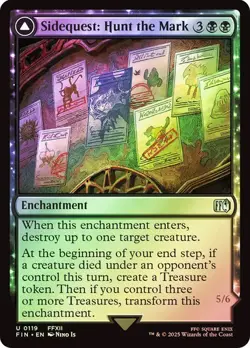 NM Foil Sidequest: Hunt the Mark, MTG, Final Fantasy, Magic the Gathering, 119 - Image 1