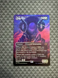 MTG Emptiness #0294 Foil Borderless Mythic Lorwyn Eclipsed (ECL) - Image 1