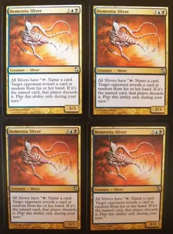 4 x Dementia Sliver / Wahnwitzremasuri - TIME SPIRAL - englisch ** Playset ** - Image 1