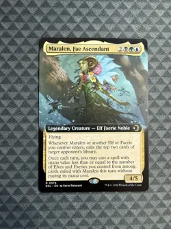 MTG Maralen, Fae Ascendant #0376 Extended Art Rare Lorwyn Eclipsed (ECL) - Image 1