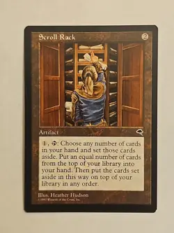 🔮 Scroll Rack 🔮 MTG Tempest RARE MT/NM Magic the Gathering - Image 1
