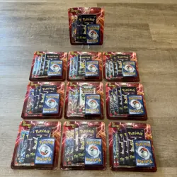 Lot of 10 Pokemon TCG Lightning Set Packs with Promo Card SEALED NEW - Image 1