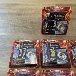 Lot of 10 Pokemon TCG Lightning Set Packs with Promo Card SEALED NEW - Image 2