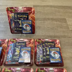 Lot of 10 Pokemon TCG Lightning Set Packs with Promo Card SEALED NEW - Image 3