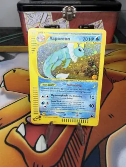Pokemon Vaporeon Holo Skyridge H31/H32 LP 2003 WOTC - Image 1