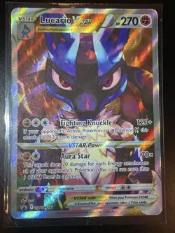 Lucario VSTAR SWSH291 SWSH: Sword & Shield Promo Full Art Holo Pokemon TCG - Image 1