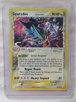 2006 POKEMON EX HOLON PHANTOMS #8/110 GYARADOS DELTA SPECIES RARE - Image 1