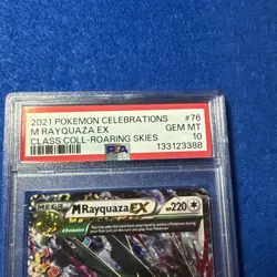 PSA 10 M Rayquaza EX 76/108 Celebrations Classic Pokemon - Image 2