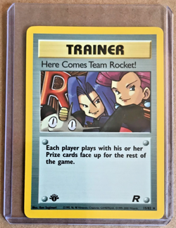 Pokemon Team Rocket 1st Ed Trainer 15/82 Foil Holo Rare NMM Unplayed WOTC 2000 - Image 2
