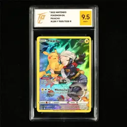 TQG 9.5 MINT+ 2022 Pokemon ENG Pikachu TG05/TG30 R - Image 1