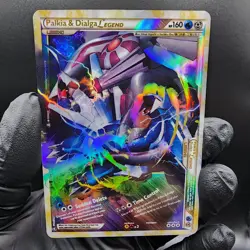 Pokemon Palkia & Dialga Legend Holo Read Description - Image 1
