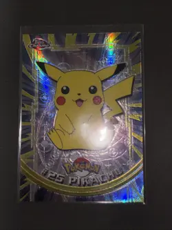 25 Pikachu Topps Vintage Holo Foil Rare Pokemon Spectra Chrome NM - Image 1