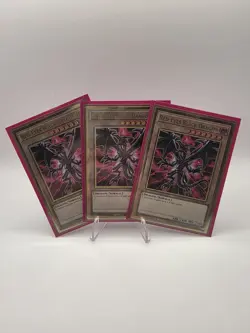 Yu-Gi-Oh Red-Eyes Black Dragon MGED-EN003 Premium Gold Rare 1st Ed Alt Art 3x - Image 1