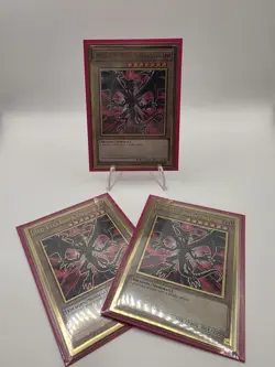 Yu-Gi-Oh Red-Eyes Black Dragon MGED-EN003 Premium Gold Rare 1st Ed Alt Art 3x - Image 2