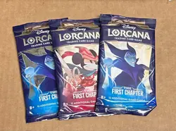 (3) NEW SEALED Disney Lorcana TCG The First Chapter English Booster Packs - Image 2