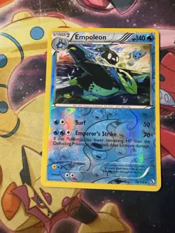 Empoleon 35/113 Reverse Holo Rare Pokemon TCG Card BW Legendary Treasures - Image 1
