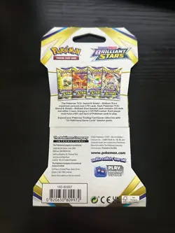 Pokemon TCG: Sword & Shield-Brilliant Stars Sleeved Booster Pack (10 Cards) 820650809972 - Image 2