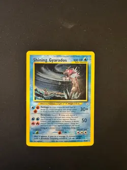 Shining Gyarados Neo Revelation 65/64 Pokemon Card SWIRL - Image 1