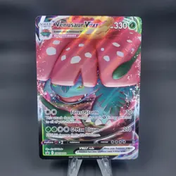 Pokemon TCG Venusaur VMAX Holo Sword & Shield Black Star Promo Card SWSH102 NM - Image 1