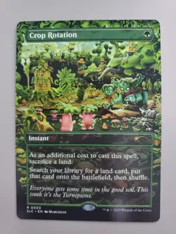 MTG Crop Rotation Secret Lair Countdown Kit Borderless Rare - Image 1