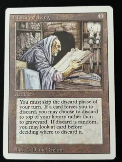 1x MTG Library of Leng - Revised Edition (3ED) - Image 5