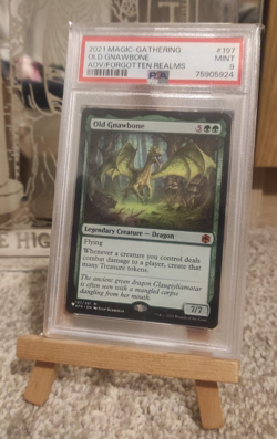 Old Gnawbone [Magic the Gathering: Adventures in Forgotten Realms][PSA 9 MINT] - Image 1