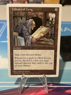 Library of Leng - MTG - 5th Edition 1997 - Image 1