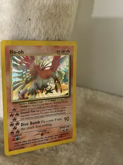 2000 POKEMON NEO REVELATION 07/64 HO-OH HOLO RARE 90HP BASIC UNLIMITED ENGLISH - Image 2