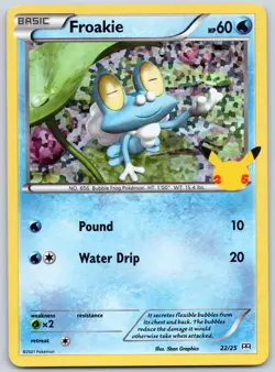 Froakie 22/25 Holo (NM) McDonald's 25th Anniversary Promo - Pokemon TCG - Image 1