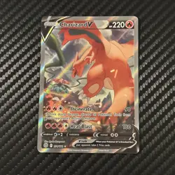 Charizard V 154/172 Brilliant Stars Alternative Art Card Pokemon TCG NM/M - Image 1