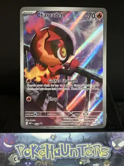 Pokemon Card Charcadet MEP 022 Mega Evolution Promo Illustration Rare NM - Image 1