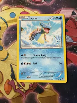 2013 Pokemon Black & White Lapras Plasma Blast 17/101 LP - Image 1