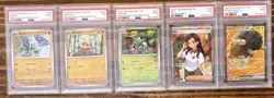 2025 Pokemon PSA Slab Lot(5 PSA Slabs),rare,rev.holo - Image 1