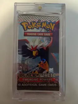 🔥POKEMON BLACK & WHITE EMERGING POWERS BOOSTER PACK BRAVIARY ART Sealed - Image 1