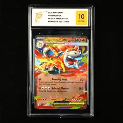 TQG 10 PRISTINE 2025 Pokemon ENG Mega Camerupt ex 022/132 RR - Image 1
