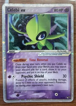 Celebi EX Ultra Rare Holo POP Series 2 017/017 Pokemon TCG 2005 Psychic - Image 1