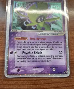 Celebi EX Ultra Rare Holo POP Series 2 017/017 Pokemon TCG 2005 Psychic - Image 3