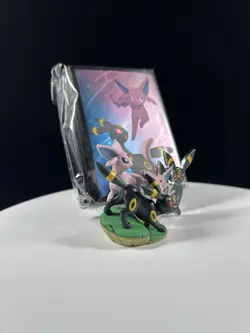 Pokemon Umbreon & Espeon BUNDLE Prismatic Premium Collection Sleeves Figure Pin - Image 2