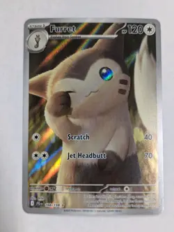 Furret - SV09: Journey Together 168/159 Holo Pokemon TCG NM - Image 1