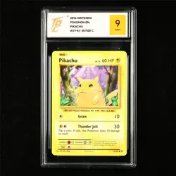 TQG 9 MINT 2016 Pokemon ENG Pikachu 35/108 C - Image 1