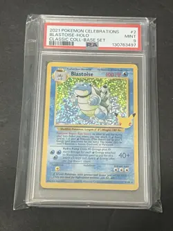 Pokemon Celebrations Lot Of 2-Blastoise #2 PSA 9 Mint, Light Toxtricity PSA 8 NM - Image 2
