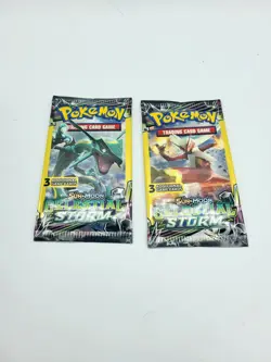 2x Pokemon Packs Celestial Storm Sun & Moon Mini Booster Pack Pokemon Rare 2018 - Image 1