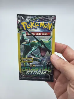 2x Pokemon Packs Celestial Storm Sun & Moon Mini Booster Pack Pokemon Rare 2018 - Image 2