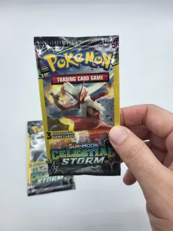 2x Pokemon Packs Celestial Storm Sun & Moon Mini Booster Pack Pokemon Rare 2018 - Image 3