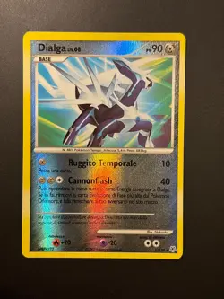 Pack Fresh Dialga 1/130 Diamante Perla Holo Rara Near Mint Lotto Carte Pokemon - Image 1