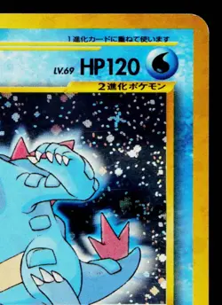 FERALIGATR No.160 NEO PREMIUM FILE 1 JAPANESE POKEMON TCG - Image 3
